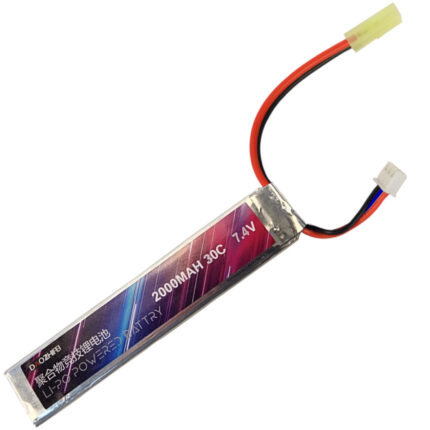 Front View or the Dao Zhifei 7.4v Li-Po Battery 1100mAh MT