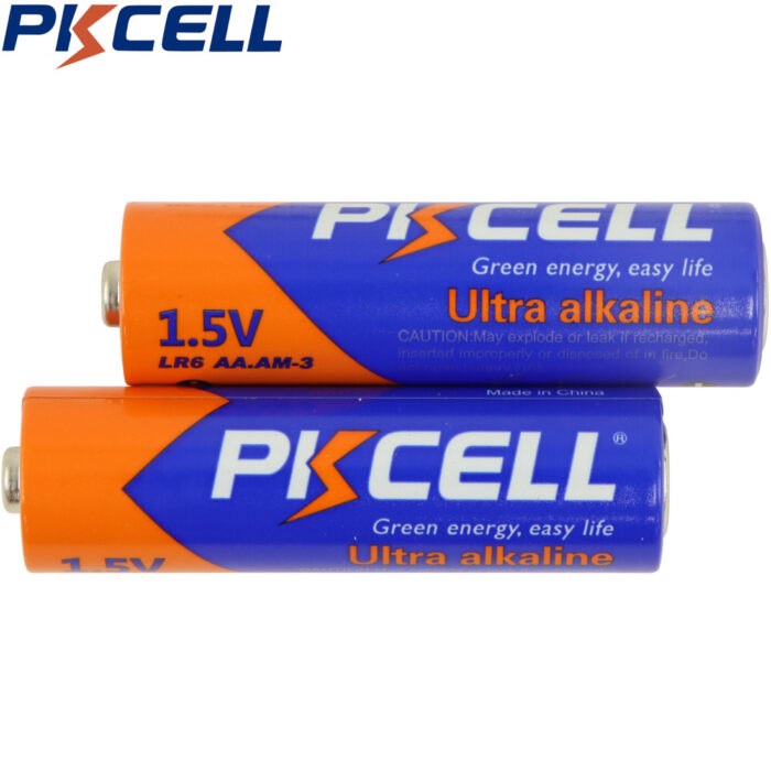 PKCELL AA (LR6) 1.5 volt Alkaline Batteries - Twin Pack