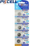 PKCELL CR1632 3V Lithium Manganese Dioxide Button Battery (5 Pack)