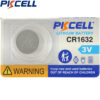 PKCELL CR1632 3V Lithium Manganese Dioxide Button Battery (Single)