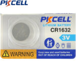 PKCELL CR1632 3V Lithium Manganese Dioxide Button Battery (Single)