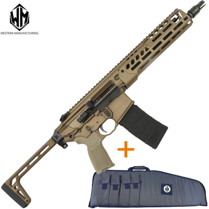 WM Tan SIG MCX Spear LT GBBR Gel Blaster Fully Assembled plus Free Bag