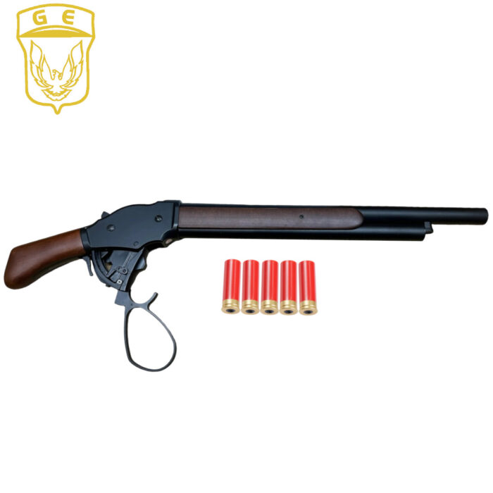 GE 1887 Winchester Green Gas Shotgun Shell Ejecting Gel Blaster - Black