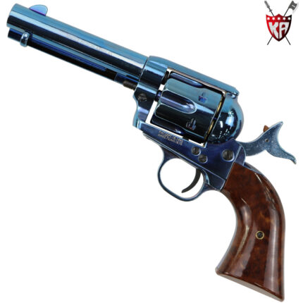 King Arms Blue SAA Colt 45 Peacemaker Green Gas Gel Blaster Revolver - Standard