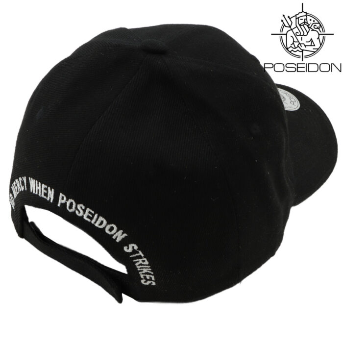 Poseidon Black Baseball Cap