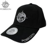 Poseidon Black Baseball Cap