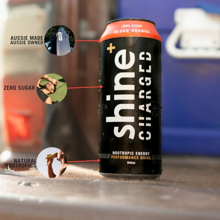 Shine Blood Orange Charged Nootropic Energy Drink - 500ml
