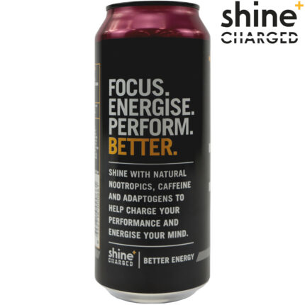 Shine Charged Black Cherry Nootropic Energy Drink - 500ml