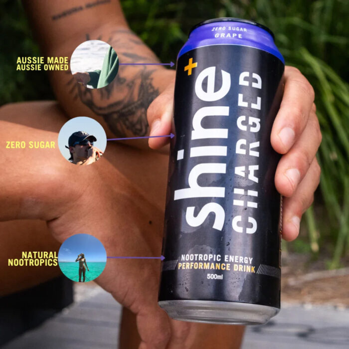 Shine Grape Charged Nootropic Energy Drink - 500ml