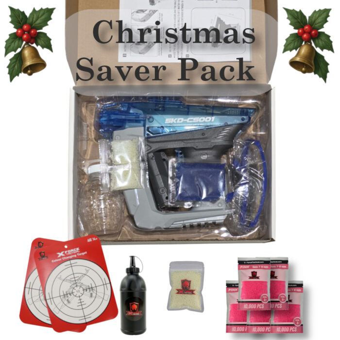 Christmas Pack SKD CS-001S Blue Tracer Sci-Fi Gel Blaster