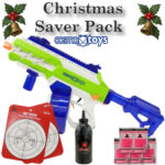 CosmoX Sirius Christmas Pack Sci-Fi Gel Blaster - Azurite and Lime