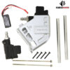 GW Notus Raw Silver HPA Adaptor for GBB Gel Balster Pistols