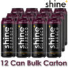 Shine Case Black Cherry Charged Nootropic Energy Drink - 12x500ml