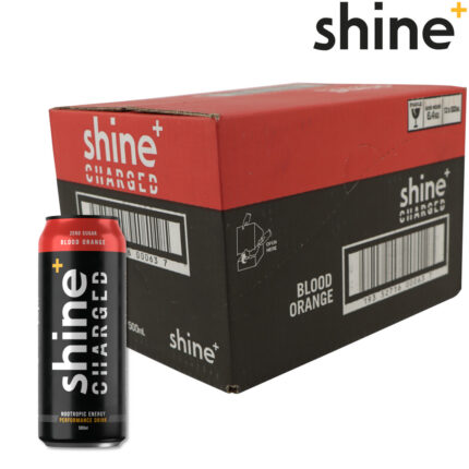 Shine Case-Blood Orange Charged Nootropic Energy Drink - 12x500ml
