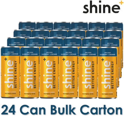 Shine Case Blueberry Lemonade Nootropic Energy Drink - 24x250ml