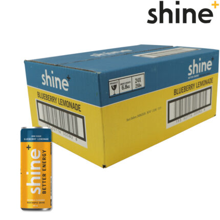 Shine Case Blueberry Lemonade Nootropic Energy Drink - 24x250ml