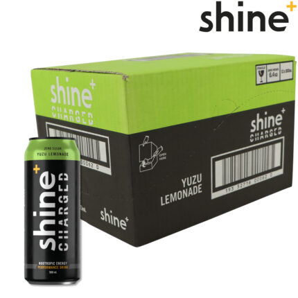 Shine Case Yuzu Lemonade Charged Nootropic Energy Drink - 12x500ml