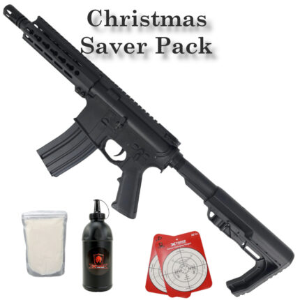 SUGE Christmas Pack MFT CQB Black AR15 with Metal Gearbox