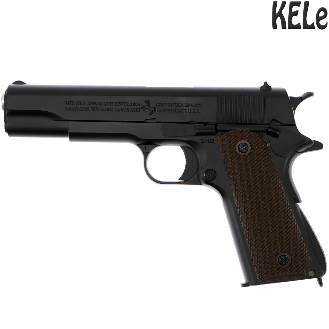 kele-xy05-colt-1911-full-metal-gel-blaster-manual-pistol-black (1) KELe XY05 Colt 1911 Full Metal Gel Blaster Manual Pistol - Black