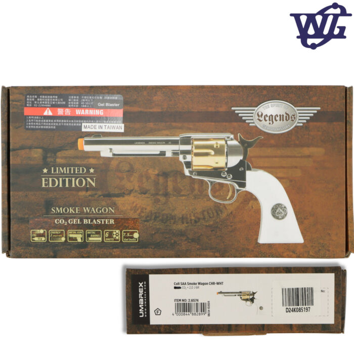 Umarex Smoke Wagon Colt SAA Peacemaker .45 Revolver GEL BLASTER - by Wingun