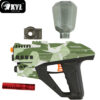 XYL ZP2 Green Camo Hopper Fed Sci-Fi Gel Blaster Pistol