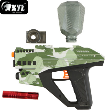 XYL ZP2 Green Camo Hopper Fed Sci-Fi Gel Blaster Pistol