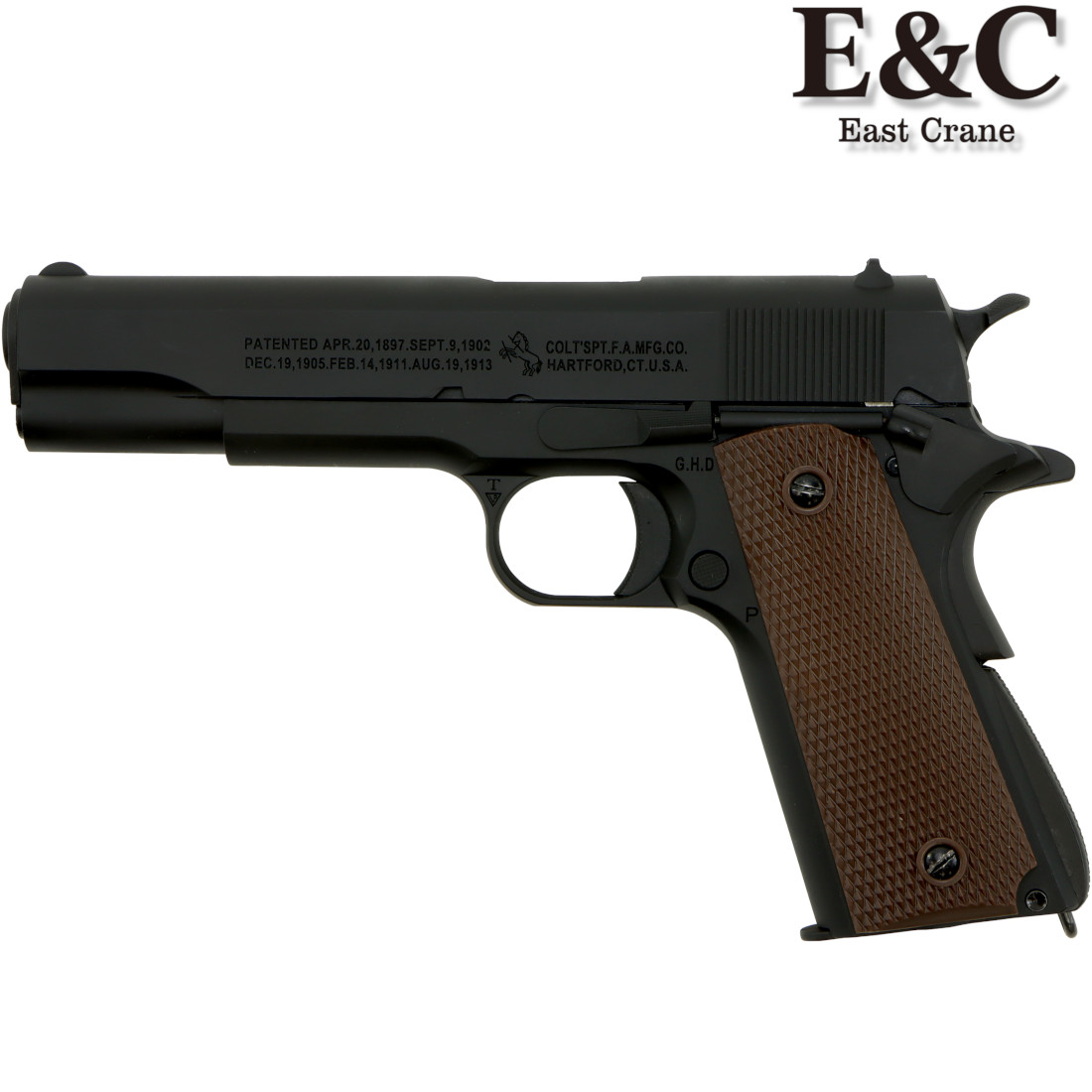 ec-colt-1911-gas-blowback-gel-blaster-pistol (1) E&C Colt 1911 Gas Blowback Gel Blaster Pistol