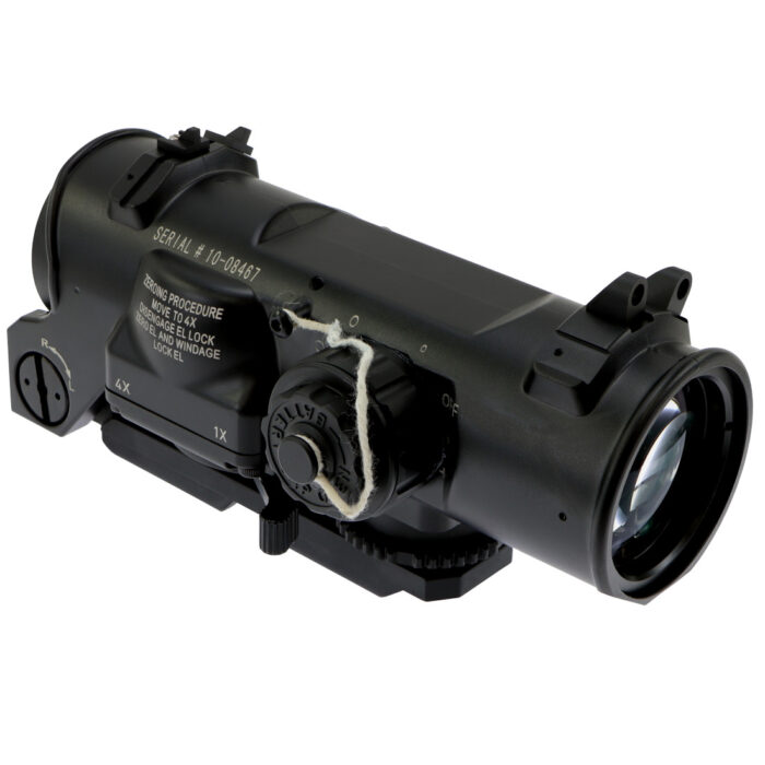 Elcan Spectre Black 1x and 4x Gel Blaster Illuminated Scope