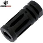 Grey Wolf Metal Flash Hider Hop Up Unit with 14mm CCW Black