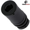 Grey Wolf Metal Flash Hider Hop Up Unit with 14mm CCW Black