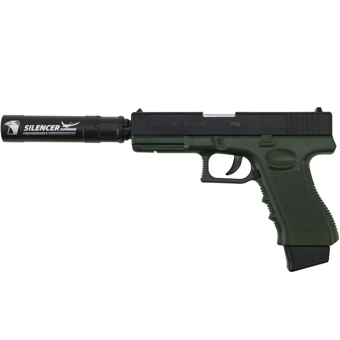 jg-g19x-green-shell-ejecting-nerf-blaster (1) JG G19x Green Shell Ejecting Nerf Blaster