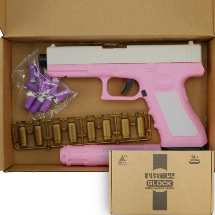 JG G19x Pink Shell Ejecting Nerf Blaster