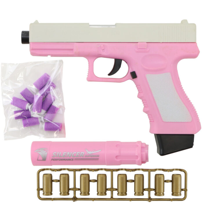 JG G19x Pink Shell Ejecting Nerf Blaster
