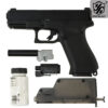 New Galaxy G19x Dual Electric Metal Slide Gel Blaster - Laser Shooting Pistol