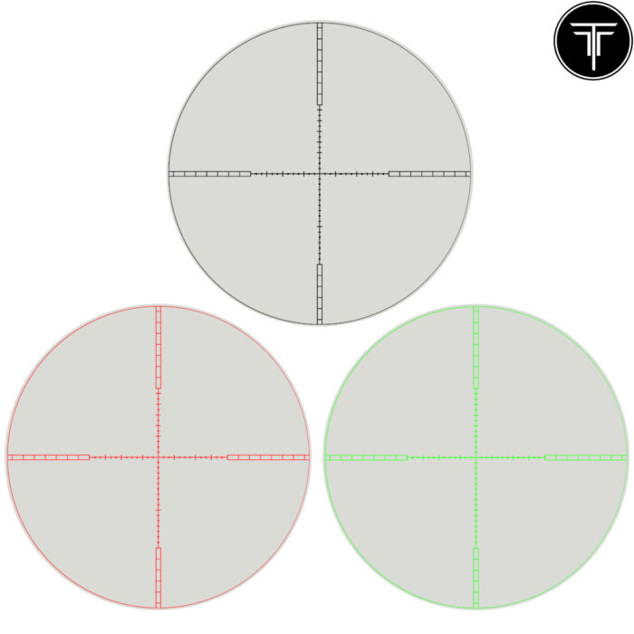 T-Eagle EOX 6-24x50 AOEG Tactical Sniper Rifle Scope