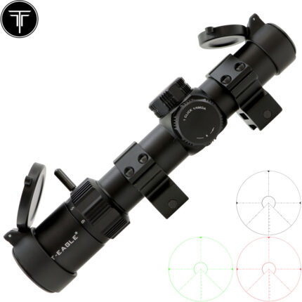 T-Eagle Optics LPVO Tactical Rifle Scope EOX 1.2-6X24 IR
