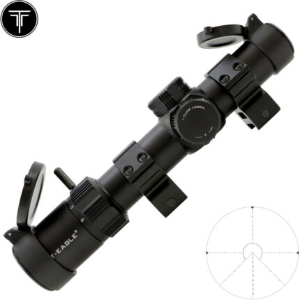 T-Eagle Optics LPVO Tactical Rifle Scope EOX 1.2-6X24 IR