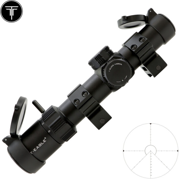 T-Eagle Optics LPVO Tactical Rifle Scope EOX 1.2-6X24 IR