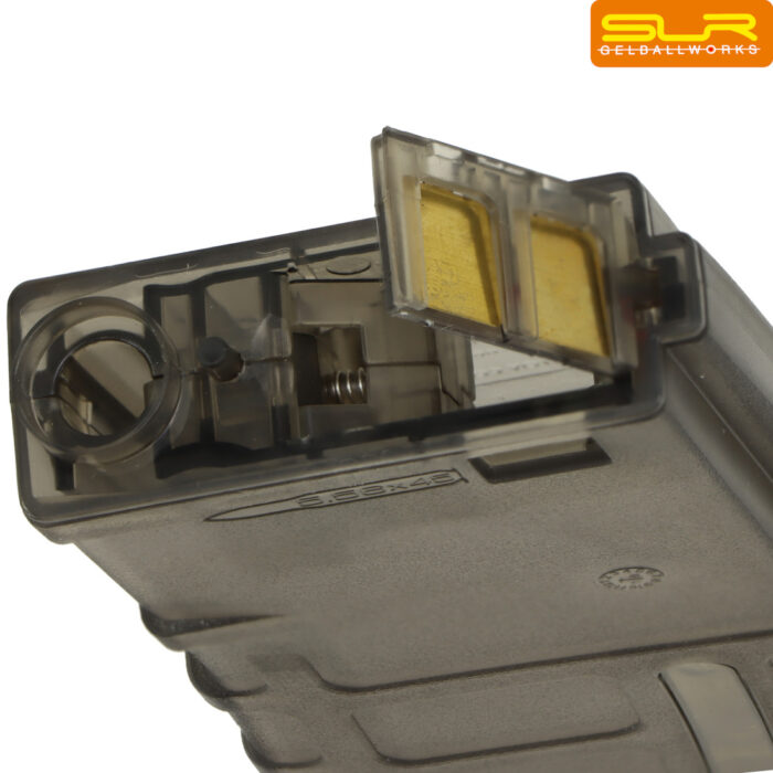 Translucent Smoke SLR Nylon P-Mag for M4 Gel Blasters