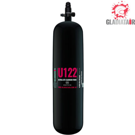 GladiatAir U122 Carbon Fibre Air Tank with GladiatAir Regulator