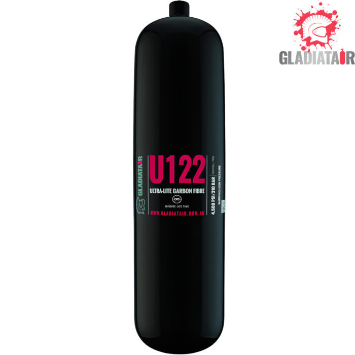 GladiatAir U122 Carbon Fibre Air Tank with GladiatAir Regulator