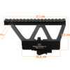 MI AK Metal Side Mount Picatinny Scope Rail
