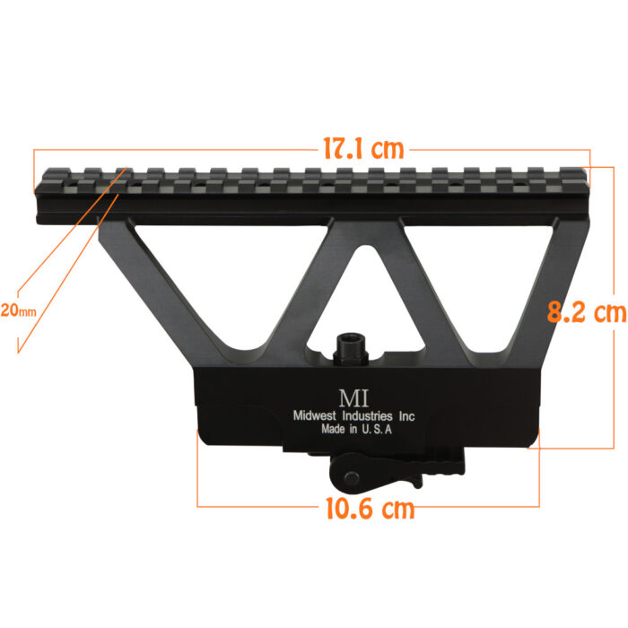 MI AK Metal Side Mount Picatinny Scope Rail