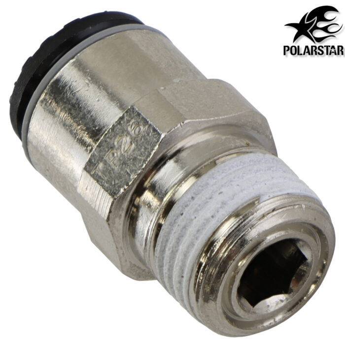 PolarStar Air Line Input Fitting, 6mm x 1/8PTC