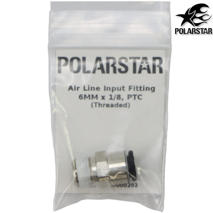 PolarStar Air Line Input Fitting, 6mm x 1/8PTC