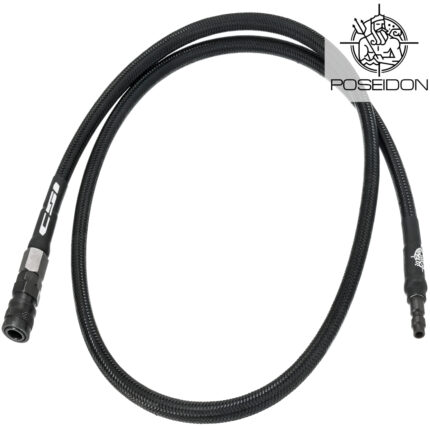 Poseidon Black PHPA - Braided HPA Air Line