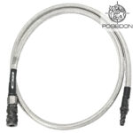 Poseidon Stainless Silver PHPA - Braided HPA Air Line