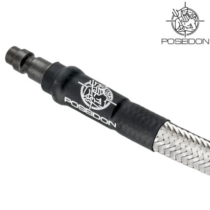 Poseidon Stainless Silver PHPA - Braided HPA Air Line