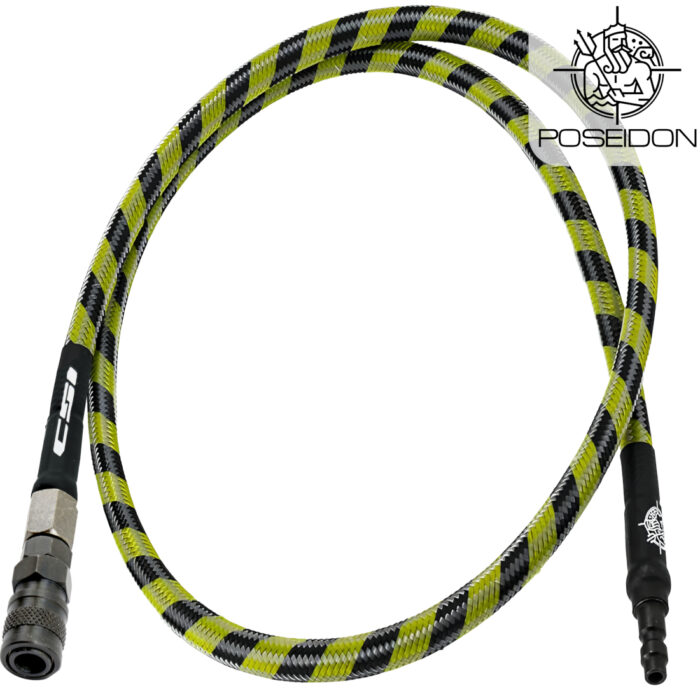 Poseidon Yellow and Purple PHPA - Braided HPA Air Line