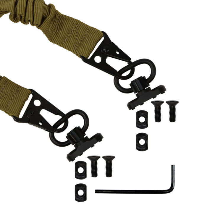 EZShooter Dual Point Sling with QD M-LOK Mounts for Gel Blasters